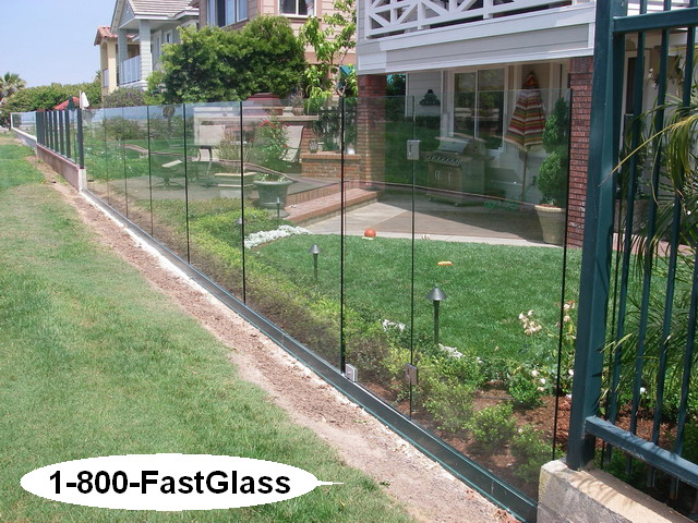 My glass fencing